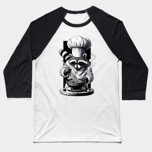 Noodle Artisan Raccoon Baseball T-Shirt